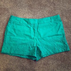 Loft embroidered shorts